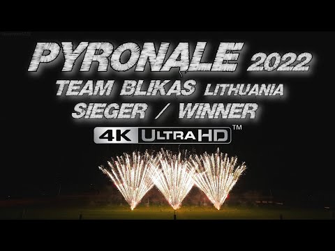 Pyronale 2022 Berlin - BLIKAS aus Litauen Lithuania Gewinner / Sieger / Winner - Feuerwerk [4K UHD]