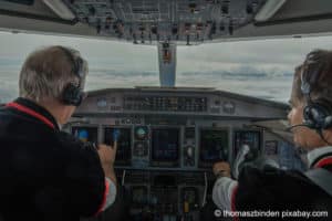 Bild Flugzeug Cockpit