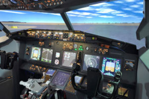 Bild-Cockpit-Flugzeug
